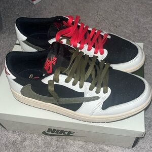 Jordan 1 Olive Travis Scott